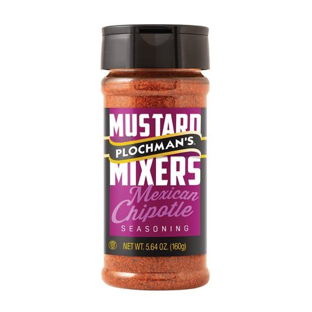 PLOCHMANS 5.64oz Mexican Chipotle Mix Mustard Mixer CHIPOTLEMIX6